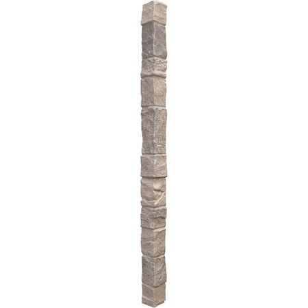Ekena Millwork Universal Outside Corner for StoneWall Faux Stone Siding Panels PNUOC03X48PO